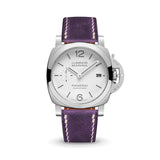 Delugs Purple Crazy Horse Chunky Strap Handcrafted Leather Watch Strap for Panerai
