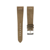 Delugs Overstock: Grigio Pueblo Row-Stitch Strap Handcrafted Leather Watch Strap