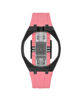 Black case, 12 o'clock, Bubblegum Pink strap