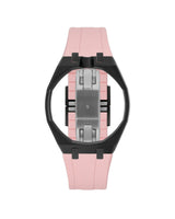 Black case, 12 o'clock, Sakura Pink strap