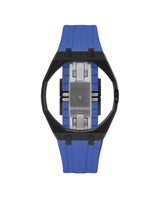 Black case, 3 o'clock, Navy strap