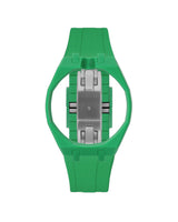 Dark Green case, 12 o'clock, Dark Green strap