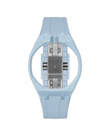Light Blue case, 12 o'clock, Light Blue strap