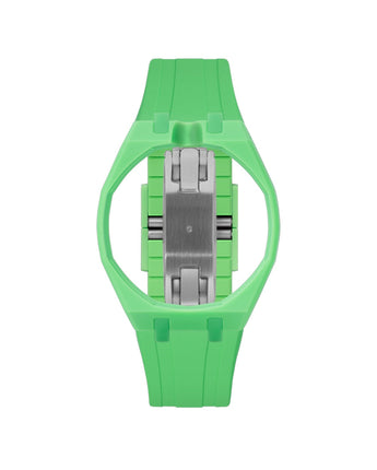Light Green case, 12 o'clock, Light Green strap