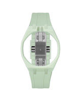 Lime Green case, 12 o'clock, Lime Green strap