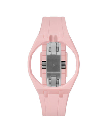 Sakura Pink case, 12 o'clock, Sakura Pink strap