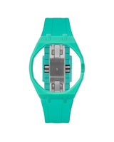 Turquoise case, 3 o'clock, Turquoise strap