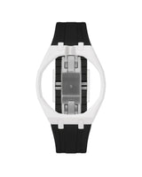 White case, 12 o'clock, Black strap