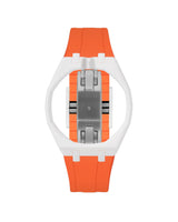 White case, 12 o'clock, Orange strap