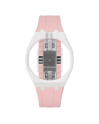 White case, 12 o'clock, Sakura Pink strap
