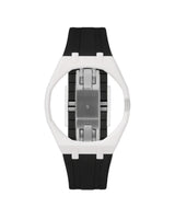 White case, 3 o'clock, Black strap