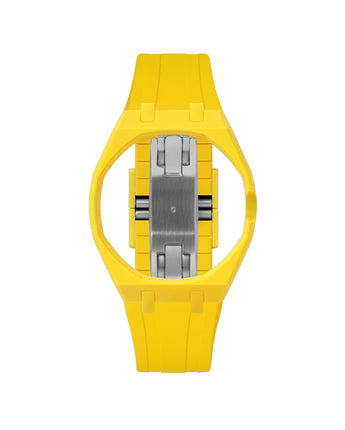 Yellow case, 3 o'clock, Yellow strap