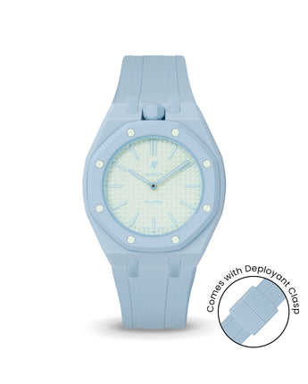 Swatch x AP Royal Pop — Light Blue case, Light Blue strap — Delugs