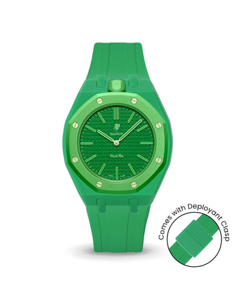 Swatch x AP Royal Pop — Dark Green case, Dark Green strap — Delugs