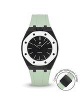 Swatch x AP Royal Pop — Black case, Lime Green strap — Delugs