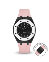 Swatch x AP Royal Pop — Black case, Sakura Pink strap — Delugs