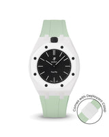 Swatch x AP Royal Pop — White case, Lime Green strap — Delugs