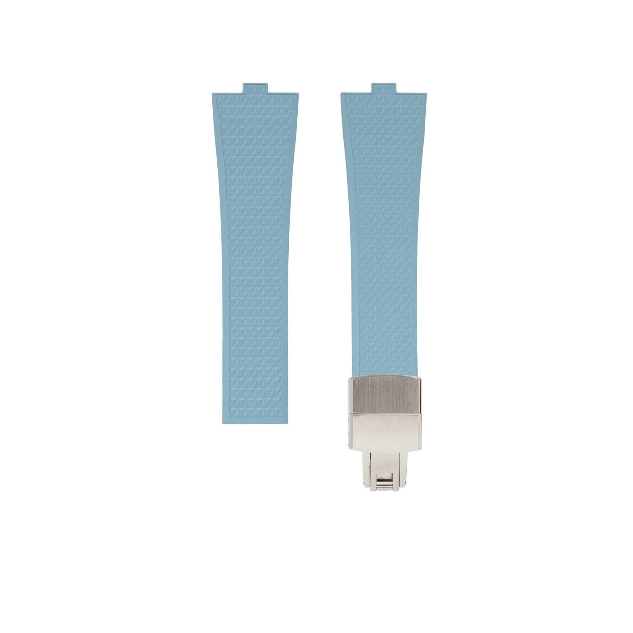 Baby Blue Vacheron Constantin Overseas CTS Rubber Strap - Delugs