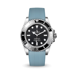 Baby Blue CTS Rubber Strap for Rolex Submariner 41mm
