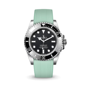 Mint Green CTS Rubber Strap for Rolex Submariner 41mm