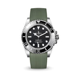 Delugs Olive Green CTS Rubber Strap for Rolex Submariner 41mm Rubber Watch Strap