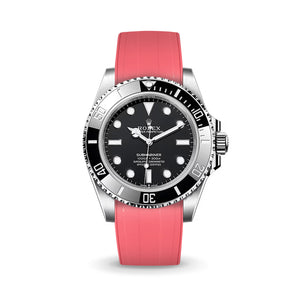 Pink CTS Rubber Strap for Rolex Submariner 41mm