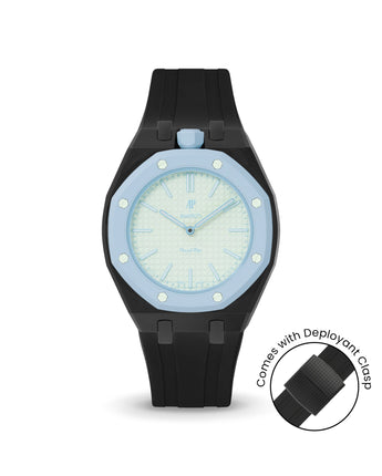 Swatch x AP Royal Pop — Black case, Black strap — Delugs