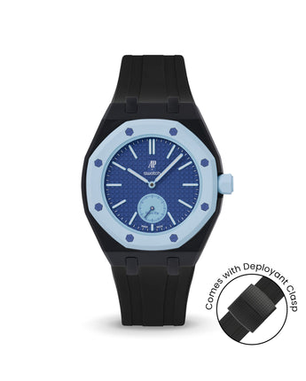 Swatch x AP Royal Pop — Black case, Black strap — Delugs