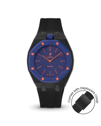 Swatch x AP Royal Pop — Black case, Black strap — Delugs