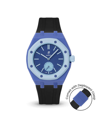 Swatch x AP Royal Pop — Navy case, Black strap — Delugs