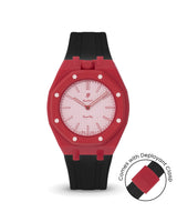Swatch x AP Royal Pop — Cherry Red case, Black strap — Delugs