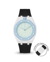 Swatch x AP Royal Pop — White case, Black strap — Delugs