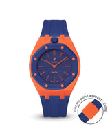 Swatch x AP Royal Pop — Orange case, Indigo Blue strap — Delugs