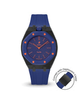 Swatch x AP Royal Pop — Black case, Indigo Blue strap — Delugs