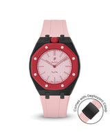 Swatch x AP Royal Pop — Black case, Sakura Pink strap — Delugs