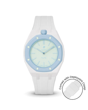 Swatch x AP Royal Pop — White case, White strap — Delugs