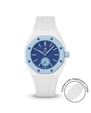 Swatch x AP Royal Pop — White case, White strap — Delugs