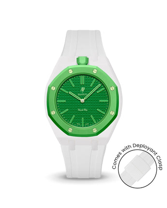 Swatch x AP Royal Pop — White case, White strap — Delugs
