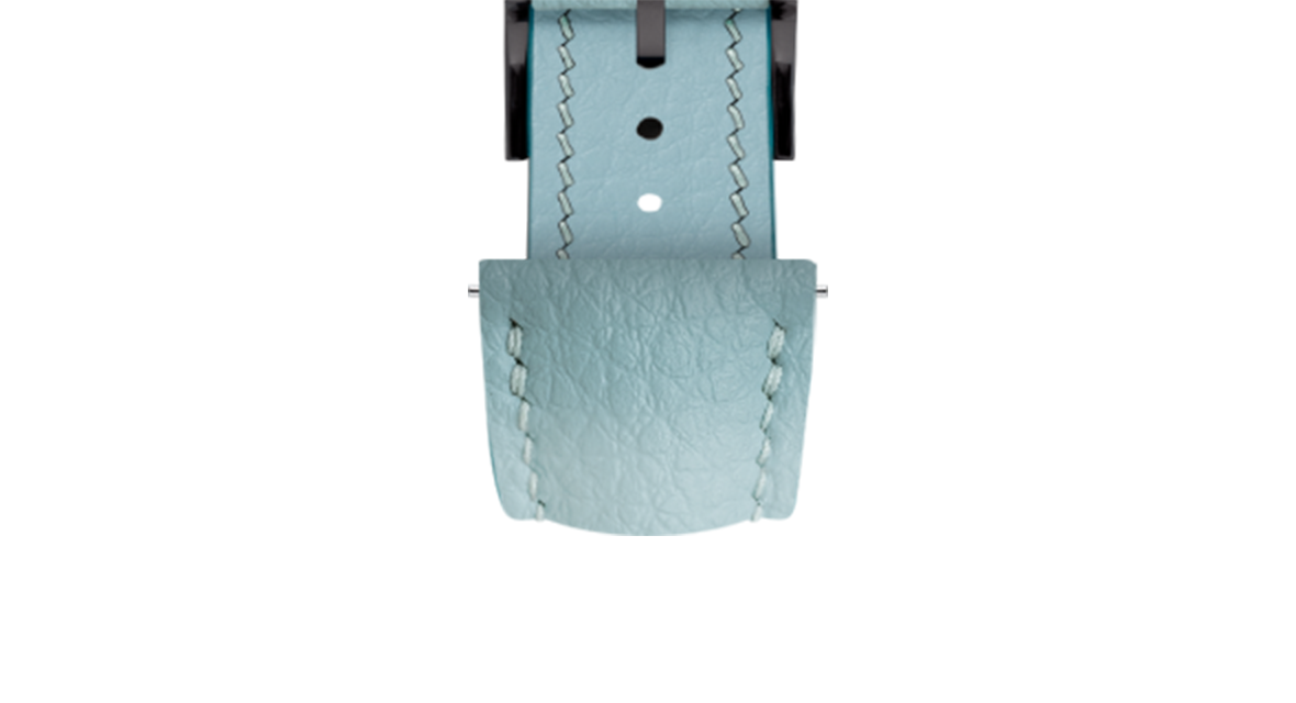 Colibri Rubberised Leather (Togo) Signature Strap - Handcrafted