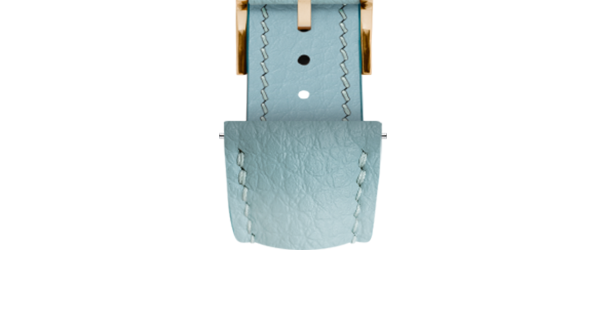 Colibri Rubberised Leather (Togo) Signature Strap - Handcrafted