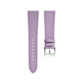 Delugs Lavender Rubberised Leather (Smooth) Slim Strap Handcrafted Leather Watch Strap