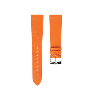 Orange Saffiano Stitchless Strap