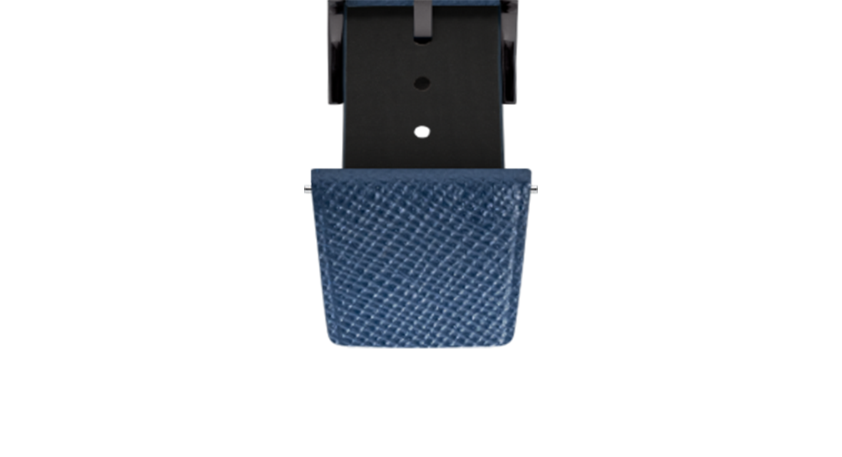 Navy Saffiano Stitchless Strap - Handcrafted Leather Watch Strap