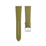 Delugs Overstock: Army Green Saffiano Stitchless Strap Handcrafted Leather Watch Strap