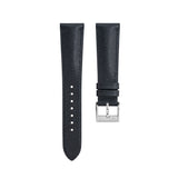 Delugs Black Saffiano Signature Strap Handcrafted Leather Watch Strap