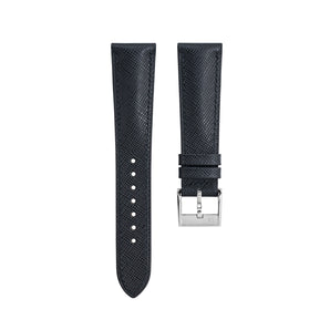 Black Saffiano Signature Strap