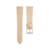 Delugs Cream Saffiano Stitchless Strap Handcrafted Leather Watch Strap