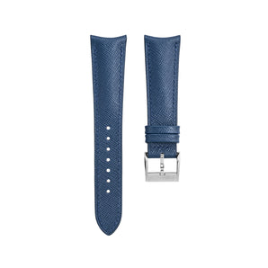 Navy Saffiano Signature (Curved) Strap