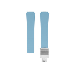 Baby Blue Sailcloth CTS Rubber Strap for Atelier Wen Perception
