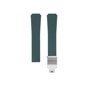 Emerald Green Sailcloth CTS Rubber Strap for Atelier Wen Perception (Strap Only)